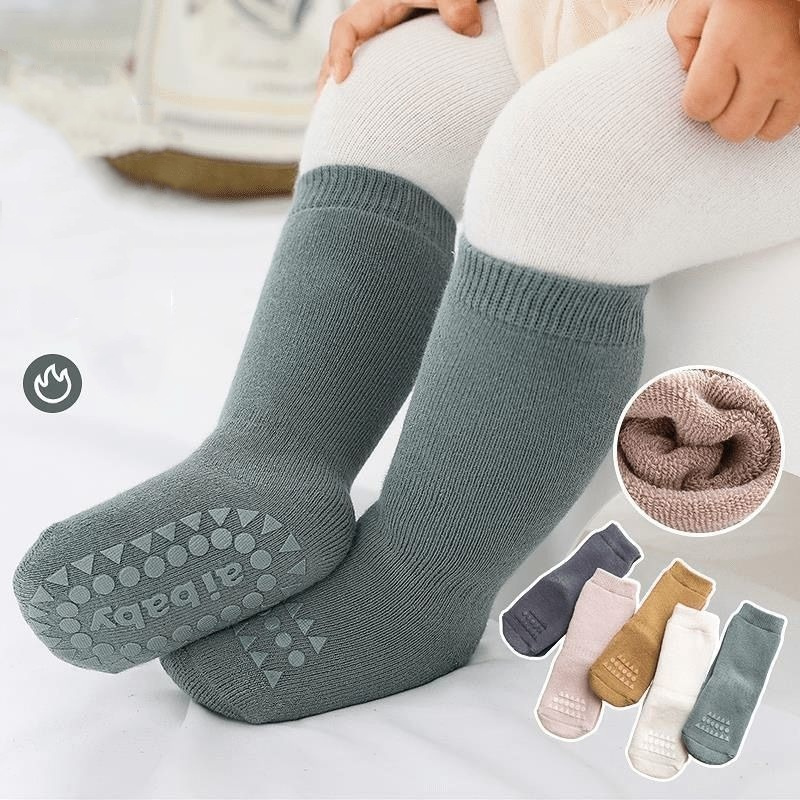 Unisex Baby Socks Non Slip - Утолщенные детские носки-тапочки для маленьких мальчиков