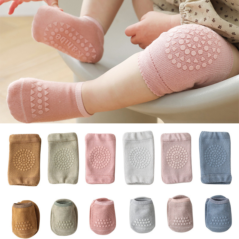 Unisex Baby Socks Non Slip - Безопасные детские наколенники, комплект носков, нескользящие
