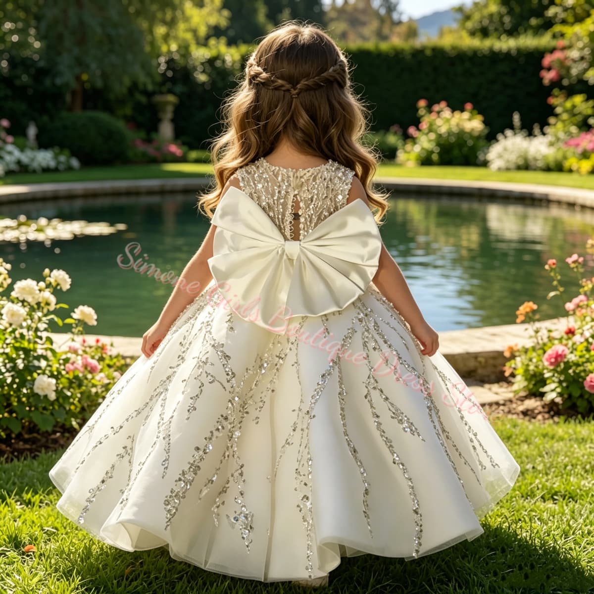 Toddler Girl Tulle Party Dress - Платье для девочки-цветочницы, роскошное платье с