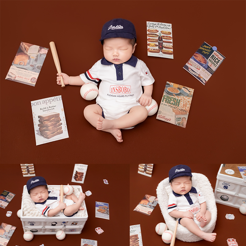 Infant Photography Props Outfit - Костюм для фотосессии новорожденных в спортивном