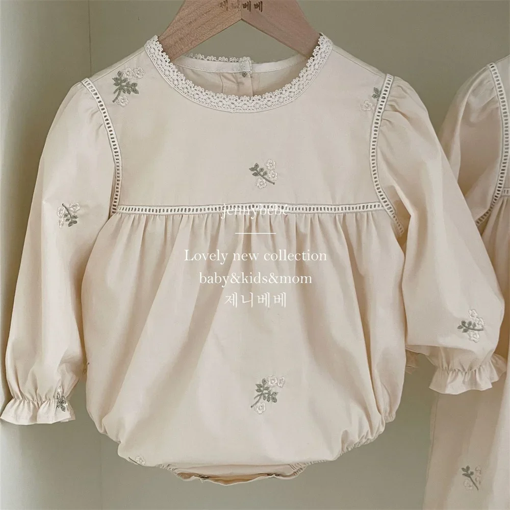 Комбинезон с цветочной вышивко – обзор и цена Newborn Baby Girl Romper Floral