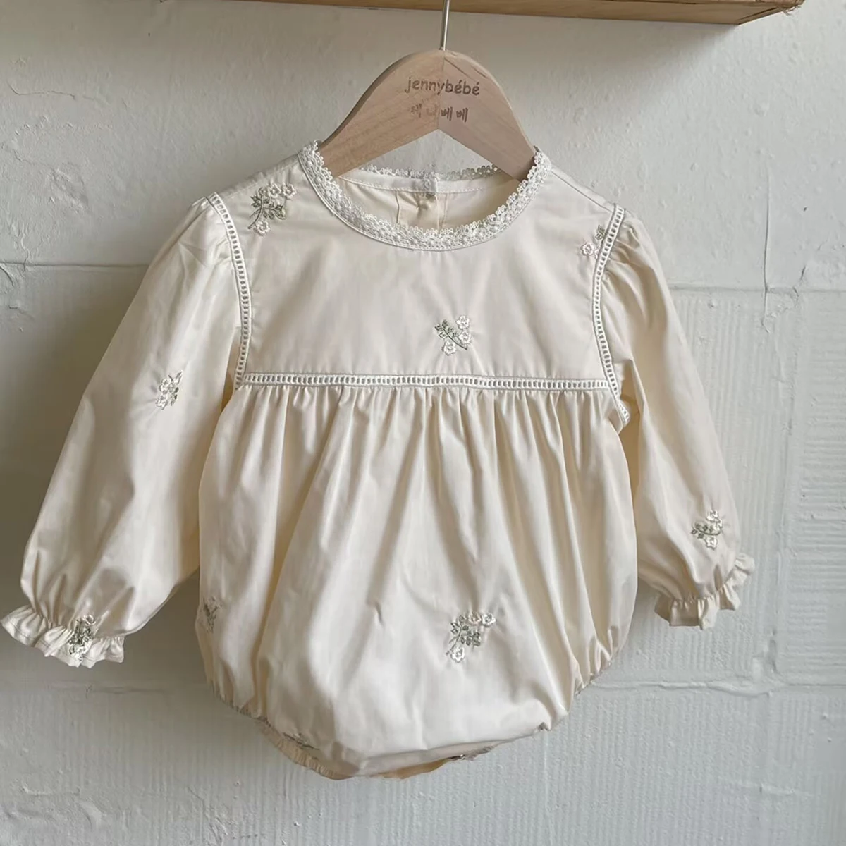 Комбинезон с цветочной вышивко – обзор и цена Newborn Baby Girl Romper Floral