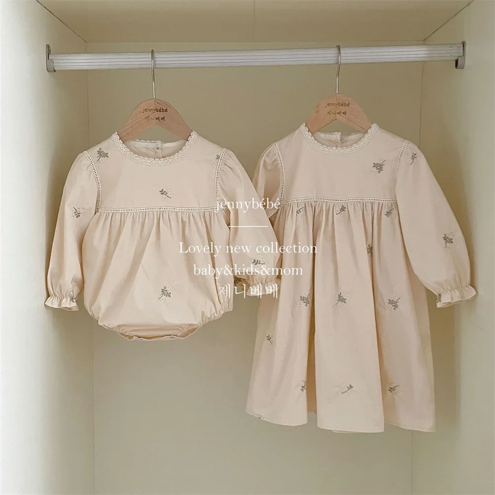 Комбинезон с цветочной вышивко – обзор и цена Newborn Baby Girl Romper Floral