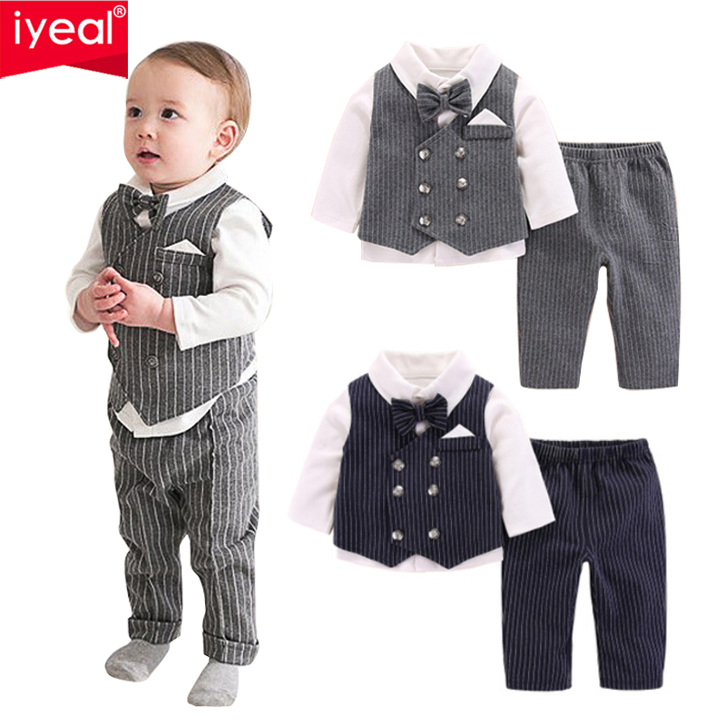 IYEAL комплект костюма для кре – обзор и цена Baby Boy Suit Set Baptism