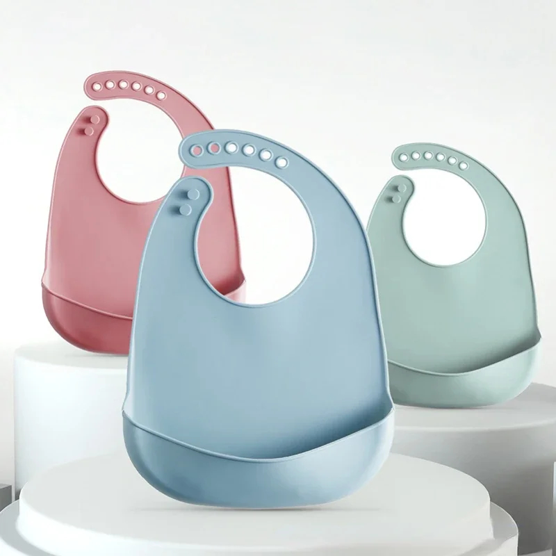 1/3 шт. Детский регулируемый в – обзор и цена Waterproof Baby Bibs Silicone