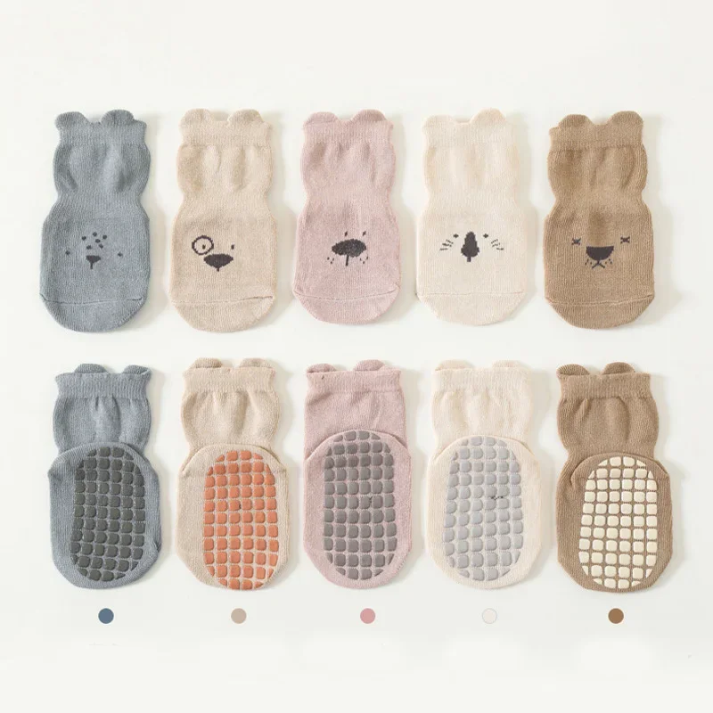 3/5 пар нескользящих носков-та – обзор и цена Unisex Baby Socks Non Slip