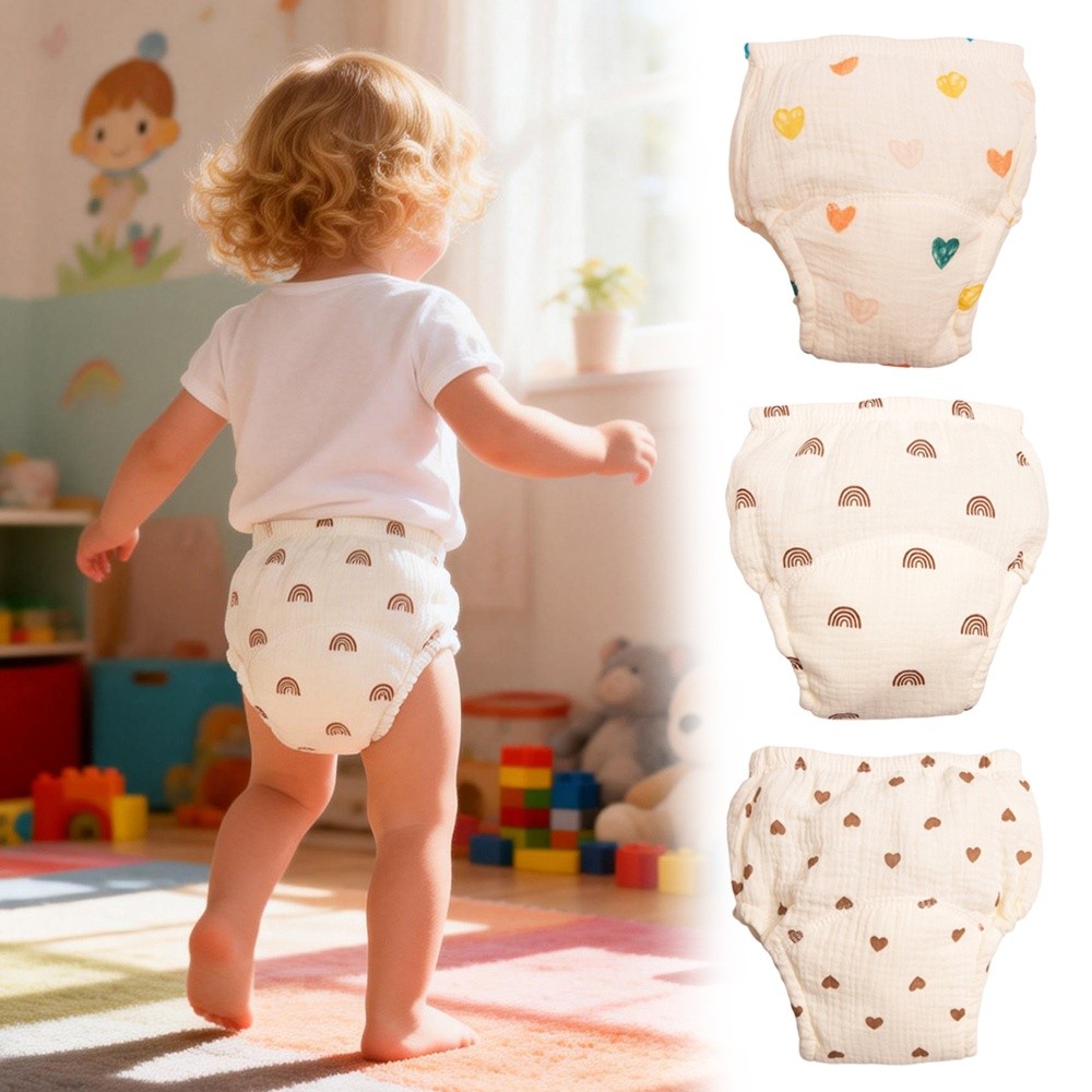 Хлопковые марлевые тренировочн – обзор и цена Toddler Training Pants Leak Proof
