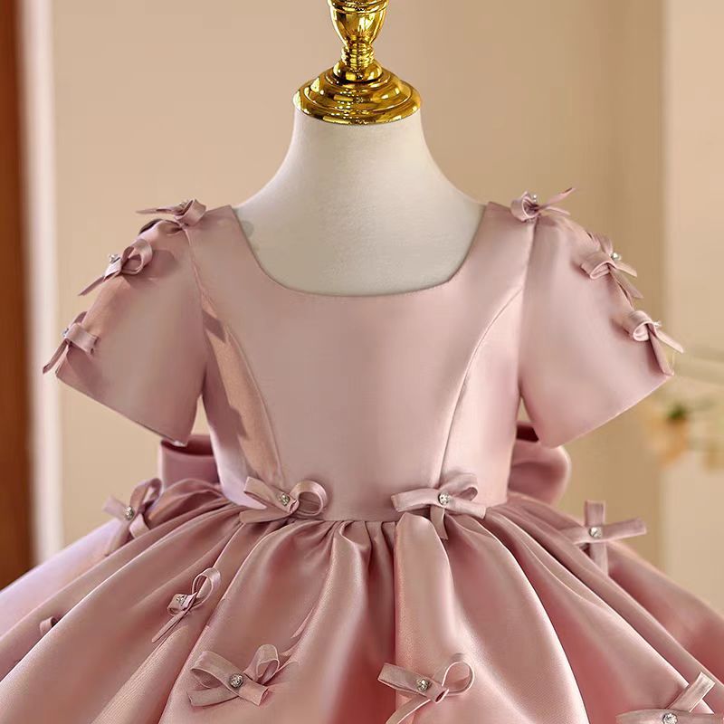 Jill Wish J720 Розовое платье  – обзор и цена Toddler Girl Tulle Party Dress