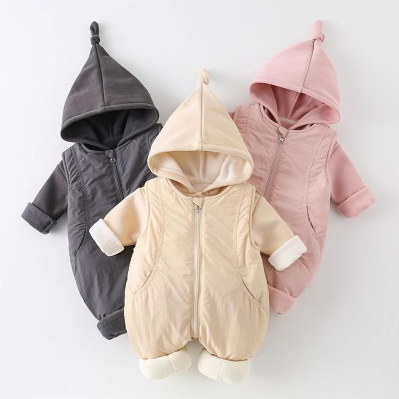 Зимний утепленный хлопковый де – обзор и цена Cotton Baby Onesies Zipper