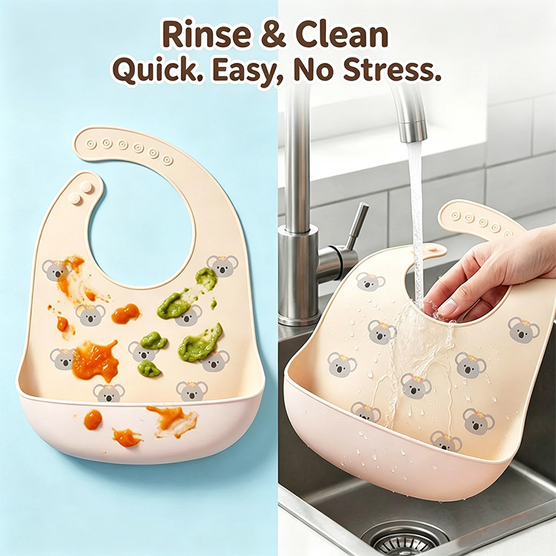 Силиконовый нагрудник для корм – обзор и цена Waterproof Baby Bibs Silicone