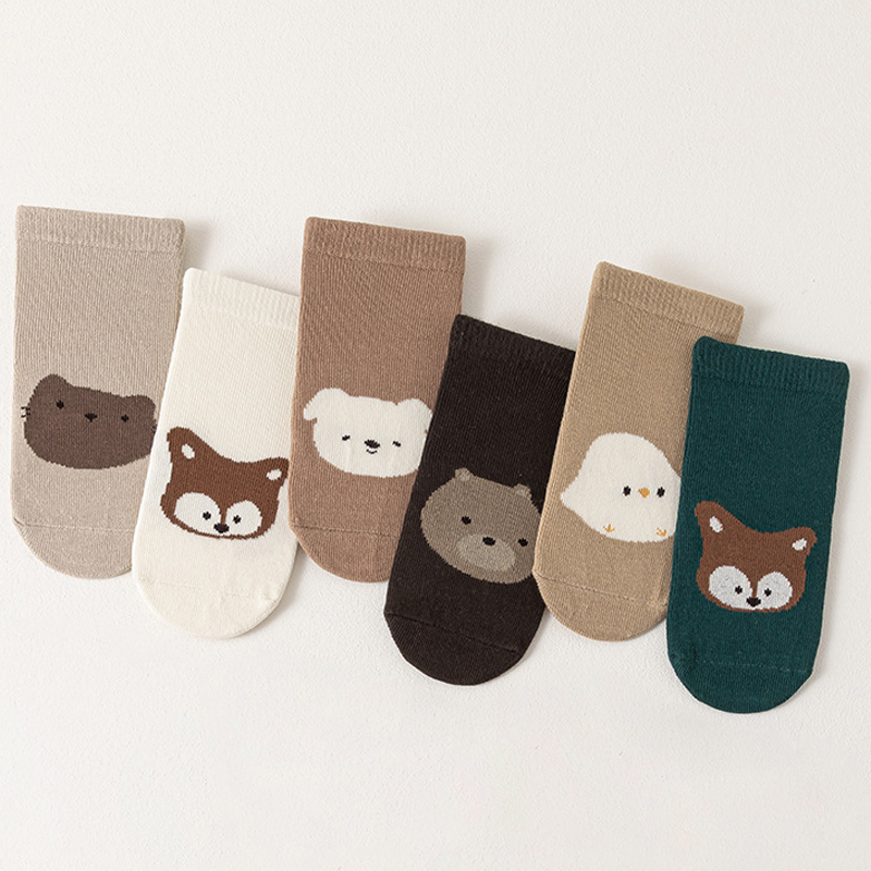 6 пар милых детских носков с м – обзор и цена Unisex Baby Socks Non Slip