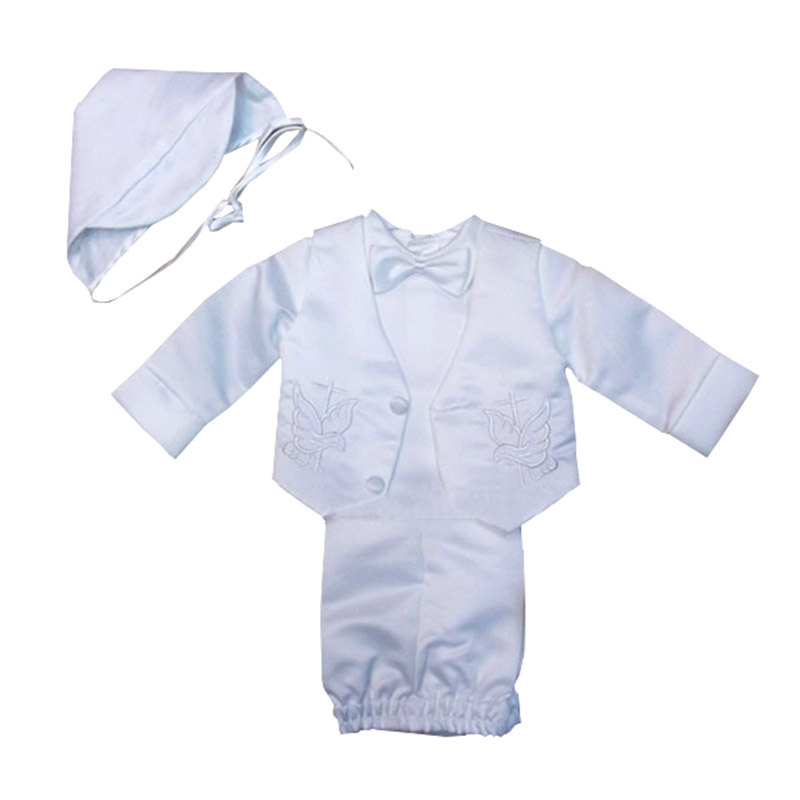 Одежда для крещения, белые кос – обзор и цена Baby Boy Suit Set Baptism