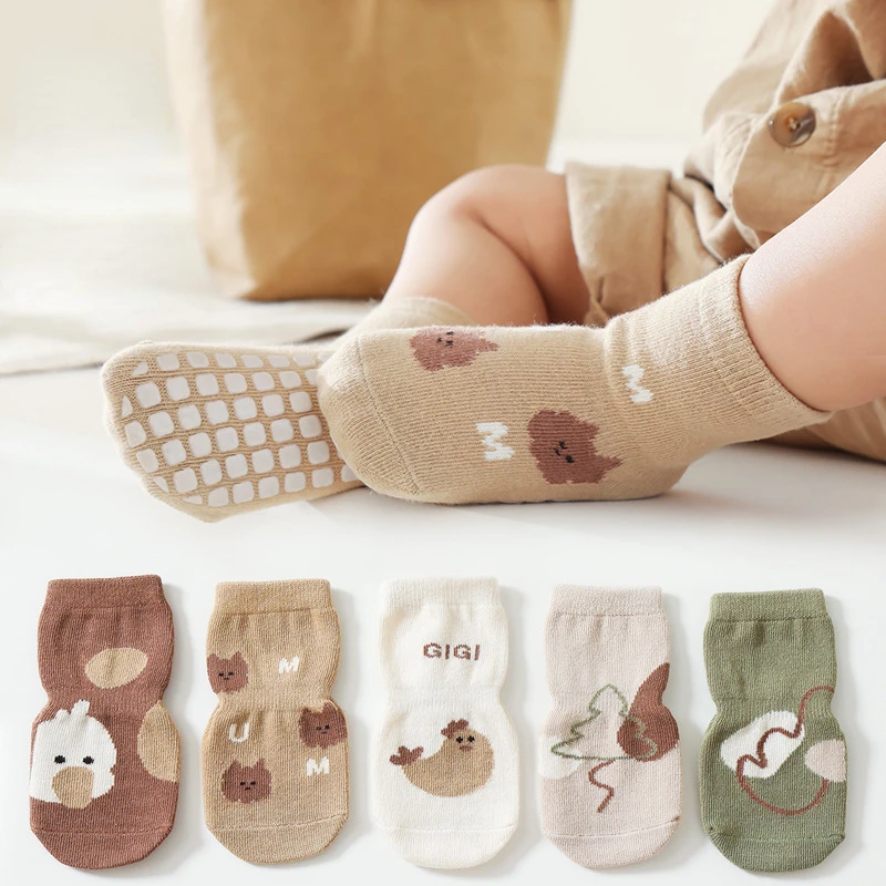 Новые осенне-зимние милые детс – обзор и цена Unisex Baby Socks Non Slip