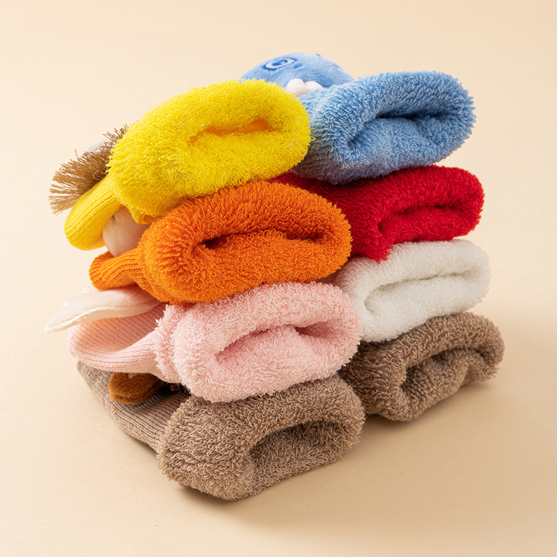 1/3/5 пар толстых махровых дет – обзор и цена Unisex Baby Socks Non Slip