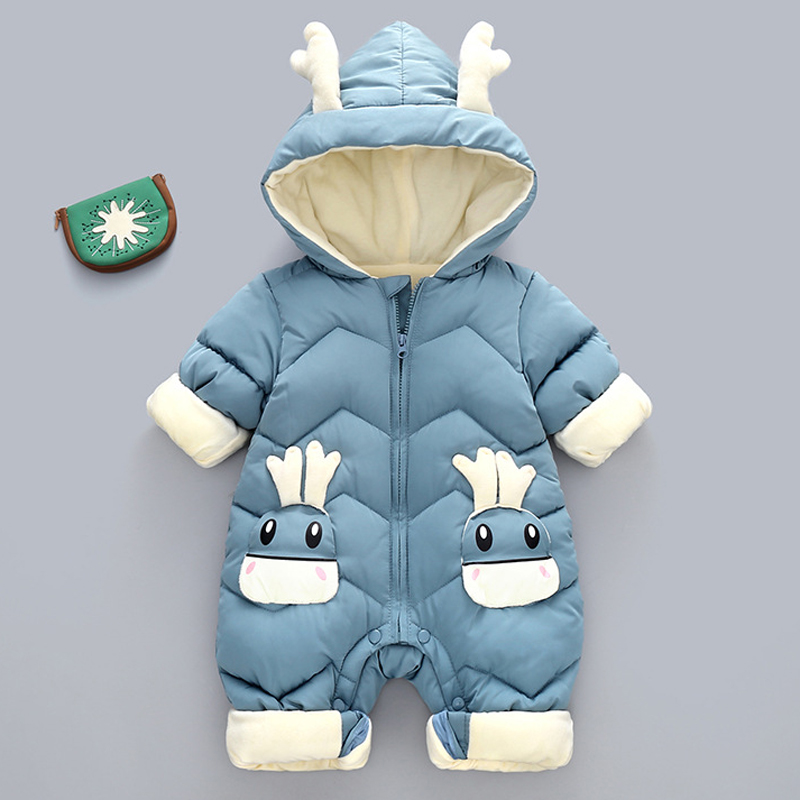 Толстые бархатные комбинезоны  – обзор и цена Cotton Baby Onesies Zipper