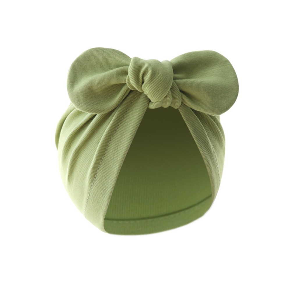 Милая шапка с цветочным узлом, – обзор и цена Infant Beanie Hat With Ears